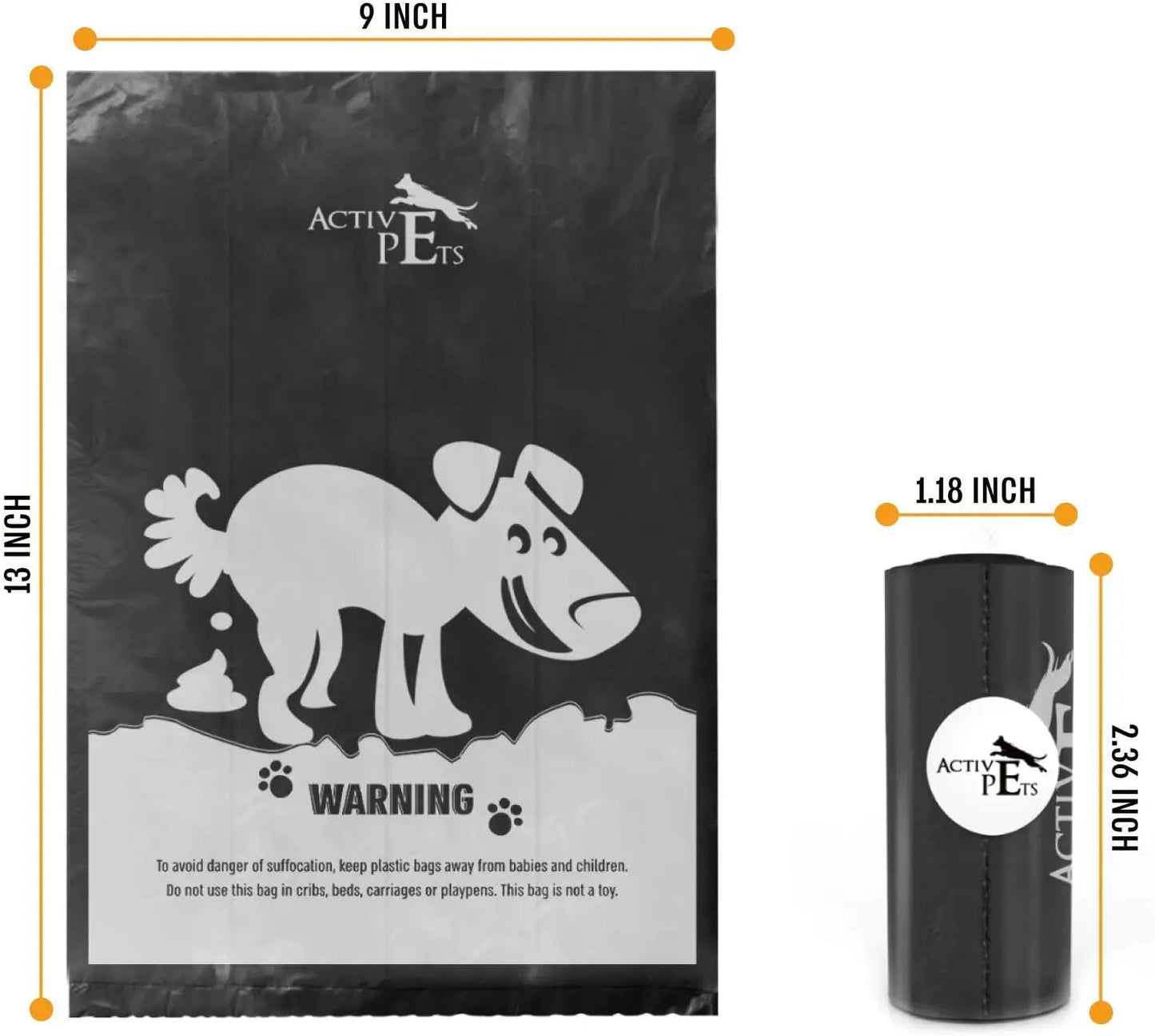 Extra Thick Lavender-Scented Dog Waste Bags - Leak-Proof & Easy-Tear for Eco-Friendly Poop Disposal
