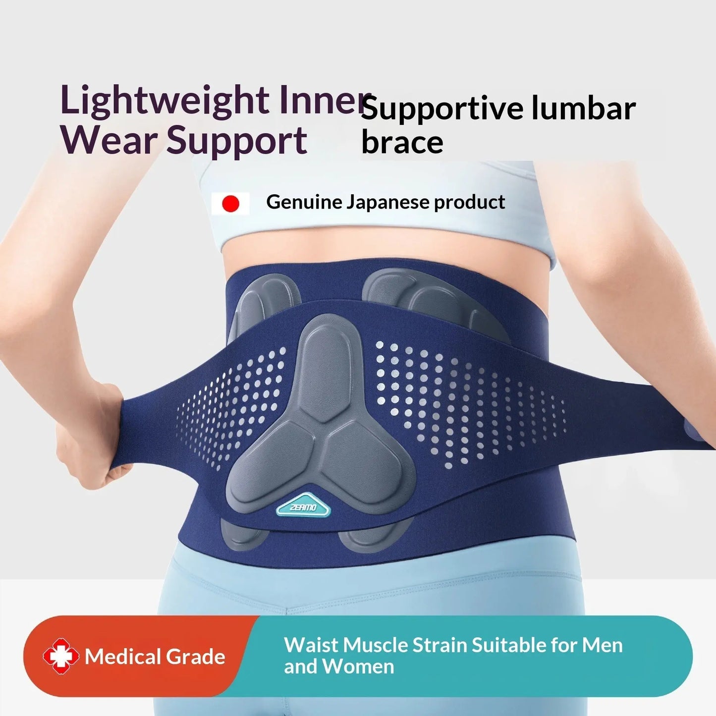 Heatable Sports Support Brace For The Lower Back Shoporiz