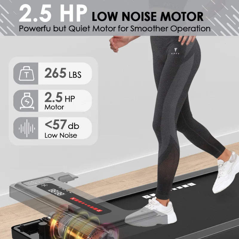 TOPKO in STOCK US WAREHOUSE PortabLe Mini Treadmill with Remote Control Bluetooth Max Weight Walking Pad shoporiz