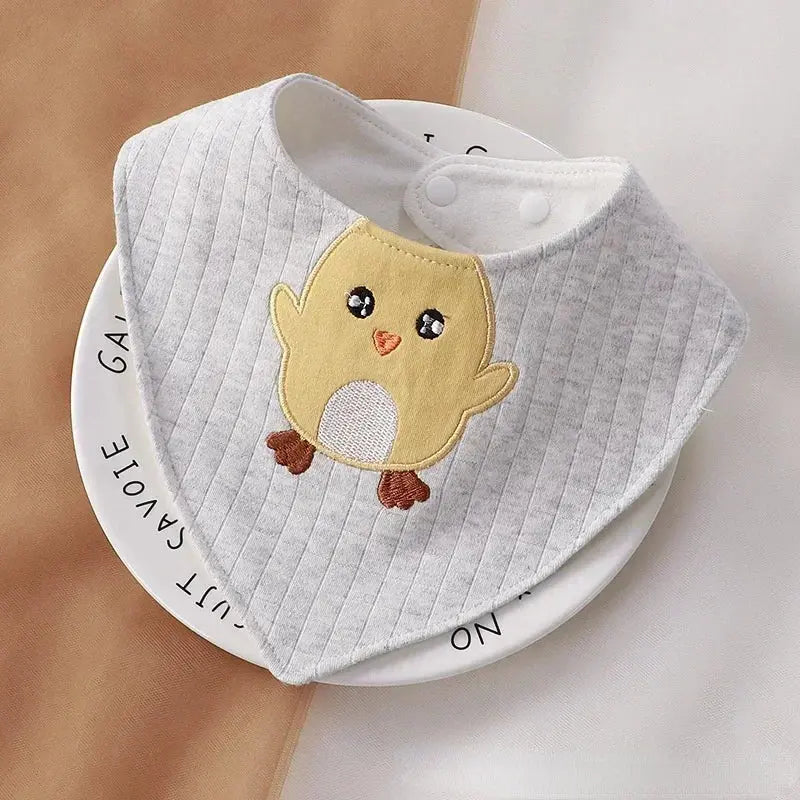 Cartoon Baby Bibs Soft Newborn Feeding Towel Cotton Cloths Baby Girls Boys Bandana Bib Newborn Saliva Towel Burp Cloths