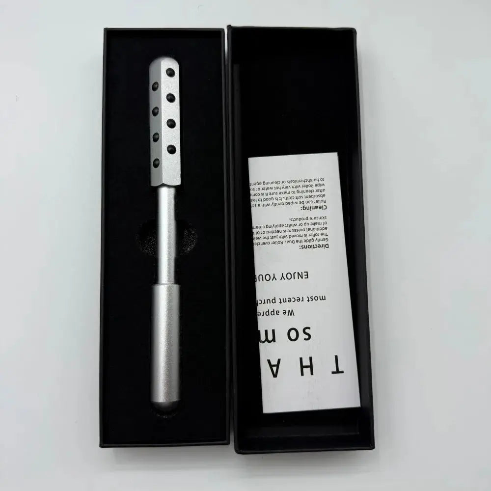 24 Germanium Face Massage Beauty Acupoint Roller Stick Beauty Roller Tool Face Gua Sha Massager Women Skin Care Beauty Shoporiz