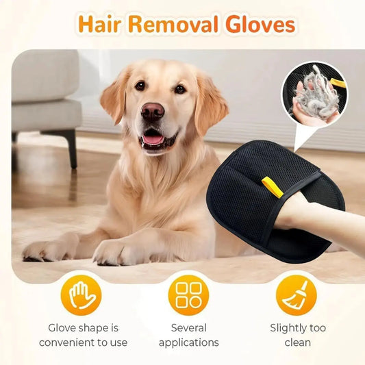Magic Pet Static Hair Removal Gloves Brush Hair Remover Cat Hair Removal Tool Hair Removal Brush Hair Removal Gloves