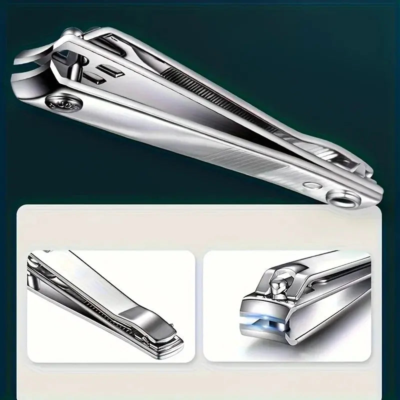 Large Nail Cutter with a Built-in File – Convenient Grooming Aid, Suitable for Daily Nail Care