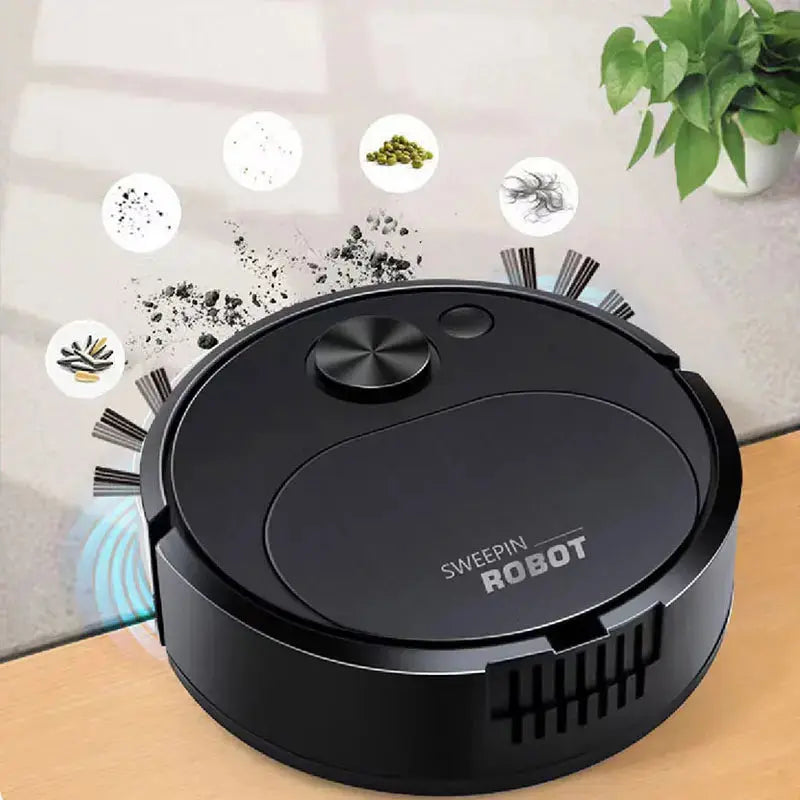 NEW USB Sweeping Robot Vacuum Cleaner Mopping 3 In 1 Smart Wireless 1500Pa Dragging Cleaning Sweep Floor for Home Office My Store