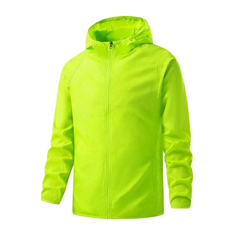 Unisex Waterproof Hiking Jacket Quick Dry Windbreaker Sun Protection Anti-UV Breathable Rain Coat for Men & Women Camping Climbing Outdoor Clothes