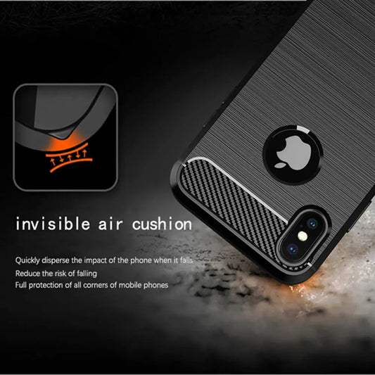 Luxury Shockproof Case For iPhone XS MAX X XR 10 7 8 Plus SE 2020 2022 SE2 SE3 7plus 8plus I Phone Back Cover Woman Man Black