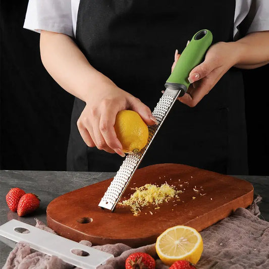 Stainless Steel Fruit Cheese Grater, Chocolate Lemon Peel Cheese Shavings Grater, Scraper, Kitchen Tool