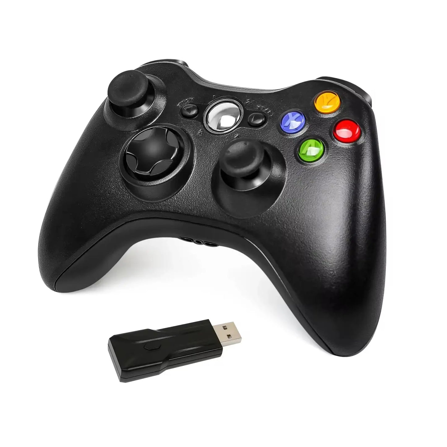 2.4G Wireless Controller For Xbox 360 Game Controller with Dual-Vibration Turbo Compatible with Xbox 360/360 Slim and PC Window My Store