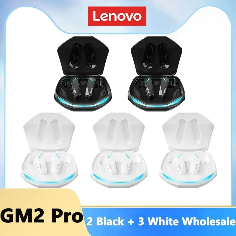 Lenovo GM2 Pro Bluetooth 5.3 Earphones Sports Headset Wireless In-Ear Gaming Low Latency Dual Mode Music Headphones New Shoporiz