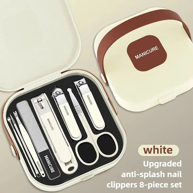 Manicure Kit Stainless Steel Sharp Durable All in One Nail Tools Portable Nail Clipper Set