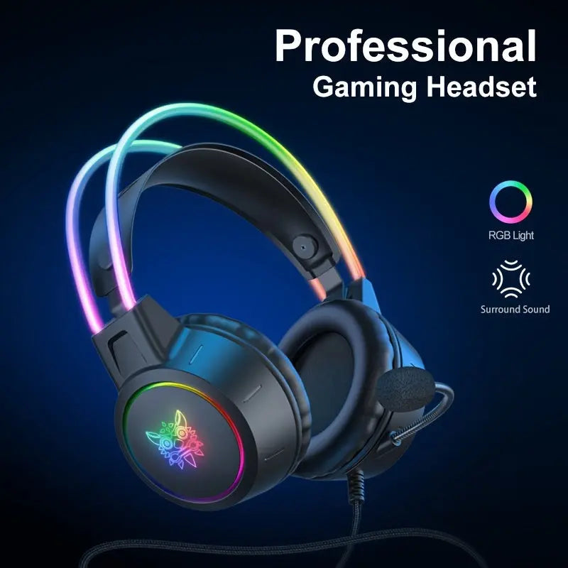 ONIKUMA Gaming Headset with Noise Isolation, High-Fidelity Sound & Built-in Mic for Live Streaming and PC Games My Store