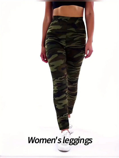 [Floral Leggings] High Waist Floral Printed Women's Leggings | Casual Sweatpants Pants