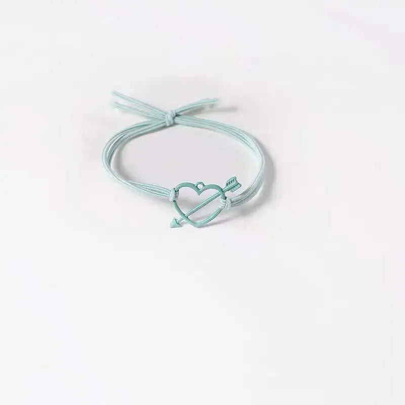 Children's Headband Small Leather Case Rubber Band Love Cupid's Arrow Girl