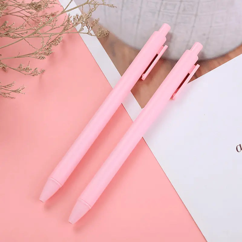 10pcs 0.5mm Rollerball Pen, 15 Color Ball Point Pens, Office Stationery, Signature Pens, School Pens For Students Shoporiz