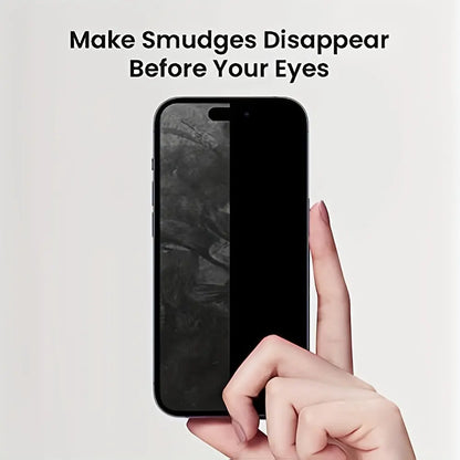 2-in-1 Microfiber Screen Cleaner and Cloth Set - Portable Spray and Wipe Kit for Phones, Tablets, and Computers - No Electronic Components, Battery-Free Cleaning Tool