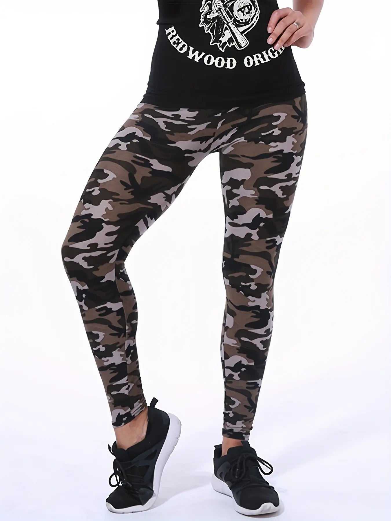 [Floral Leggings] High Waist Floral Printed Women's Leggings | Casual Sweatpants Pants