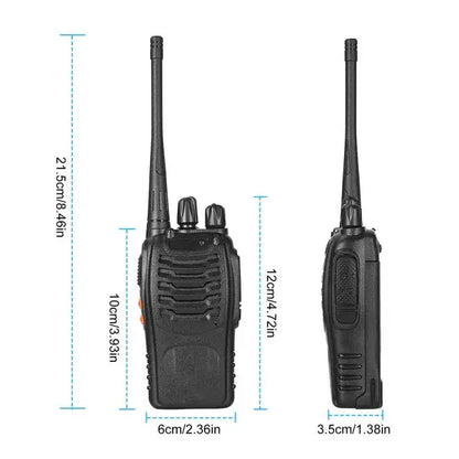 2 X Baofeng BF-888S Walkie Talkies Two Way Radio UHF 16CH 400-470MHZ Long Range