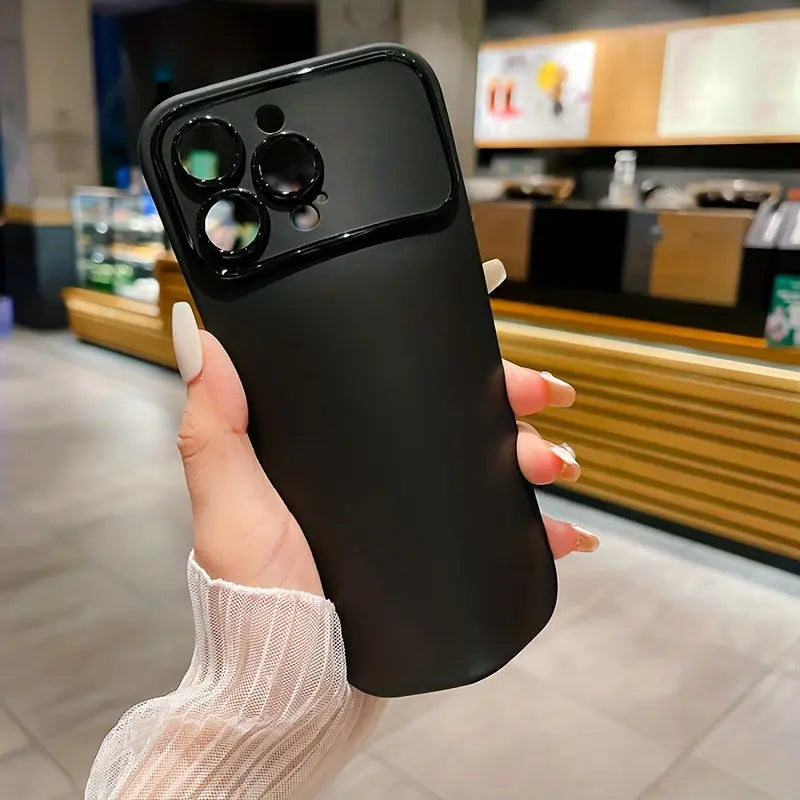 Luxury Solid Color TPU Shockproof Phone Case For IPhone 14 Pro Max 13 12 15 Pro Max Lens Protection Bumper Rear Cover For IPhone 11 Pro Max X XS XR 8 7 Plus Case