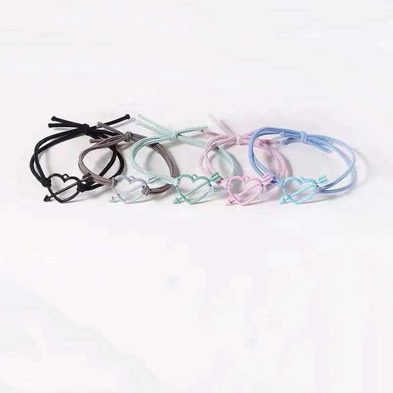 Children's Headband Small Leather Case Rubber Band Love Cupid's Arrow Girl