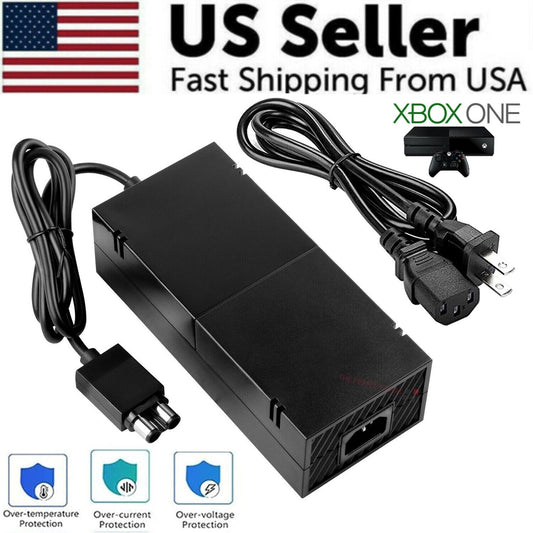 For Microsoft XBOX ONE Console AC Adapter Brick Charger Power Supply Puce Gaia