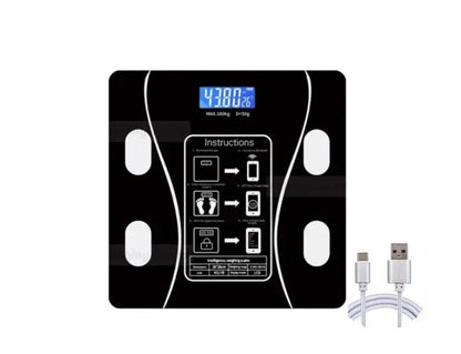 Body Fat Scale 180kg Bluetooth Smart BMI Digital Bathroom Wireless Weight Scales Shoporiz