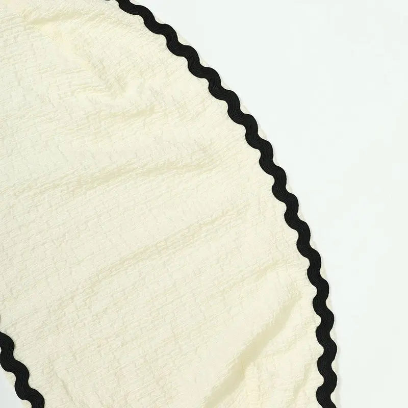 Women's Summer 2-Piece Set, Strapless Tube Top & Flared Ruffle Skirt Shoporiz