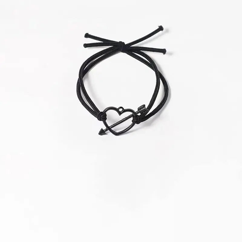 Children's Headband Small Leather Case Rubber Band Love Cupid's Arrow Girl
