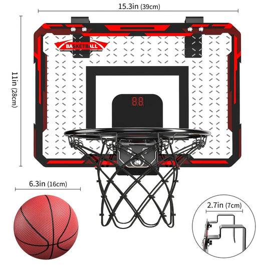 Indoor Basketball Hoop For Kids, Door Room Basketball Hoop, Mini Basketball Hoop With 2 Balls, Basketball Toys sea and beach accessories