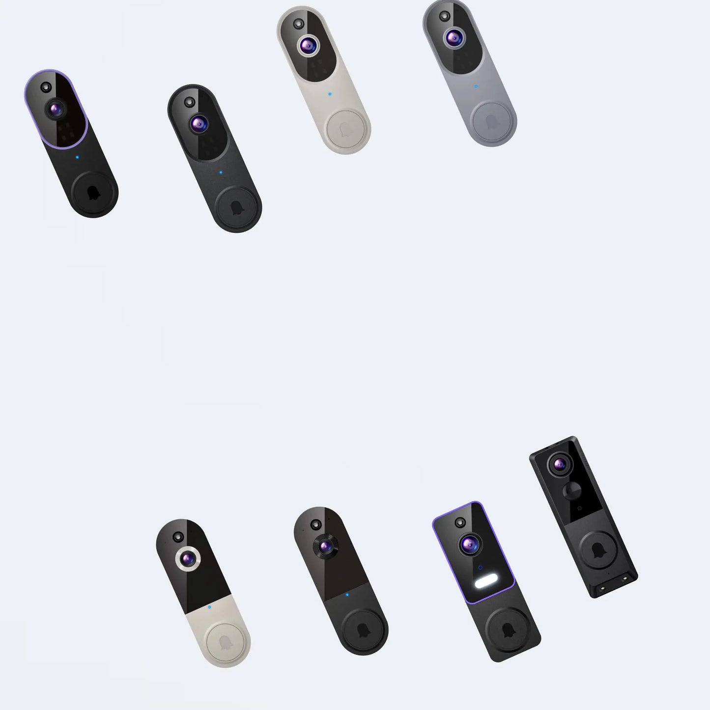 1440P Wireless Smart Doorbell, WiFi Camera, Night Vision Function, Artificial Intelligence Snapshot, Rechargeable Battery, Photo And Video Taking, Two-way Intercom, Local Storage