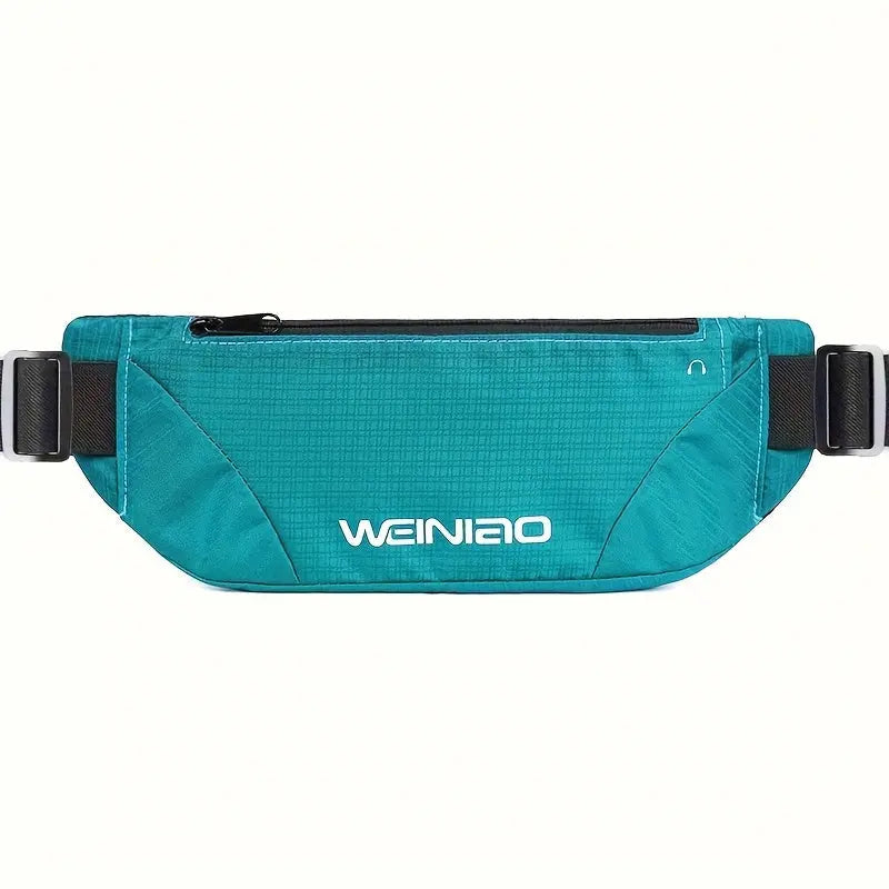Outdoor Sports Waist Bag, Running Belt Pouch for Phone and Essentials - Adjustable Travel Belt Bag Ideal for Hiking, Cycling & Jogging (Fits 25.59inch-55.12inch)
