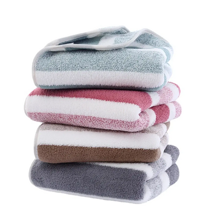 Quick-Drying Striped 1pc35x75 or Towel Set For Soft And Absorbent Bathroom Experience Bath Towel Or Hand Towel