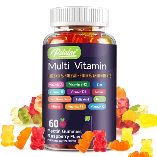 Multivitamin Gummies - with Vitamins and Minerals - Enhances Energy Levels, Immune Support, Antioxidant - 60 Gummies shoporiz