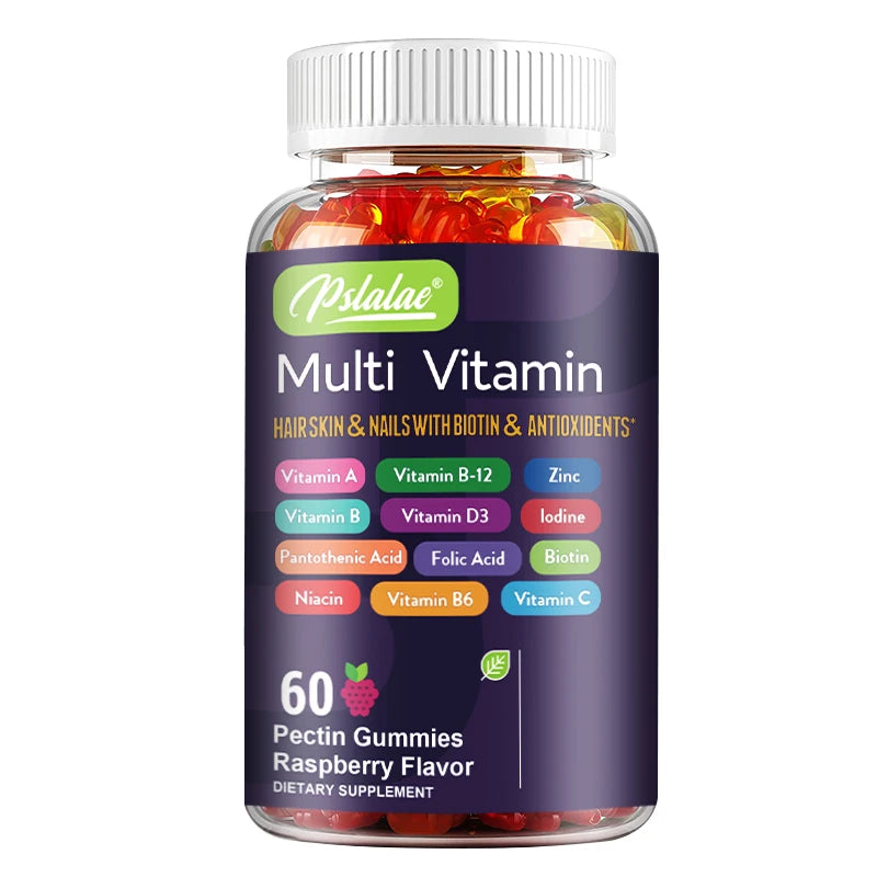 Multivitamin Gummies - with Vitamins and Minerals - Enhances Energy Levels, Immune Support, Antioxidant - 60 Gummies shoporiz