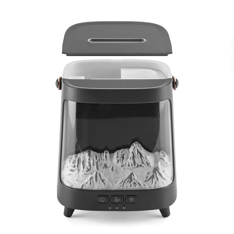 Household Office Table Aurora Aromatherapy Machine 200mL Evaporative Humidifier Aroma Diffuser with Colorful Atmosphere Lighting