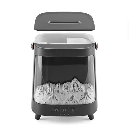 Household Office Table Aurora Aromatherapy Machine 200mL Evaporative Humidifier Aroma Diffuser with Colorful Atmosphere Lighting