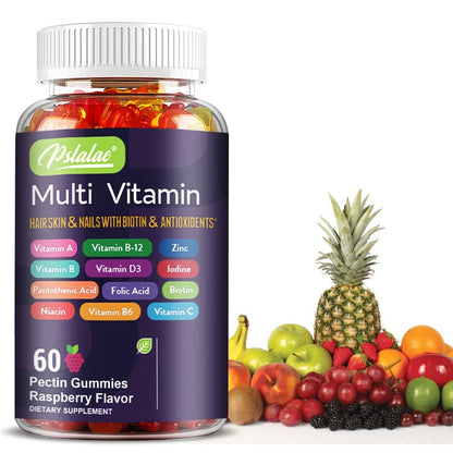 Multivitamin Gummies - with Vitamins and Minerals - Enhances Energy Levels, Immune Support, Antioxidant - 60 Gummies shoporiz