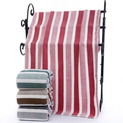 Quick-Drying Striped 1pc35x75 or Towel Set For Soft And Absorbent Bathroom Experience Bath Towel Or Hand Towel