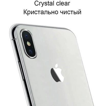 Clear Silicone Soft Case For iPhone XS Max XR X 15 14 13 12 11 pro mini 7 8 Plus 5 6 s SE 2020 Mobile Phone Cover TPU Back Shell