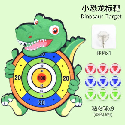 Kids Cartoon Darts Sticky Ball Matching Interactive Sticky Plate Throwing Toy Decompression Puzzle 2 Years Old 3 Baby Boy