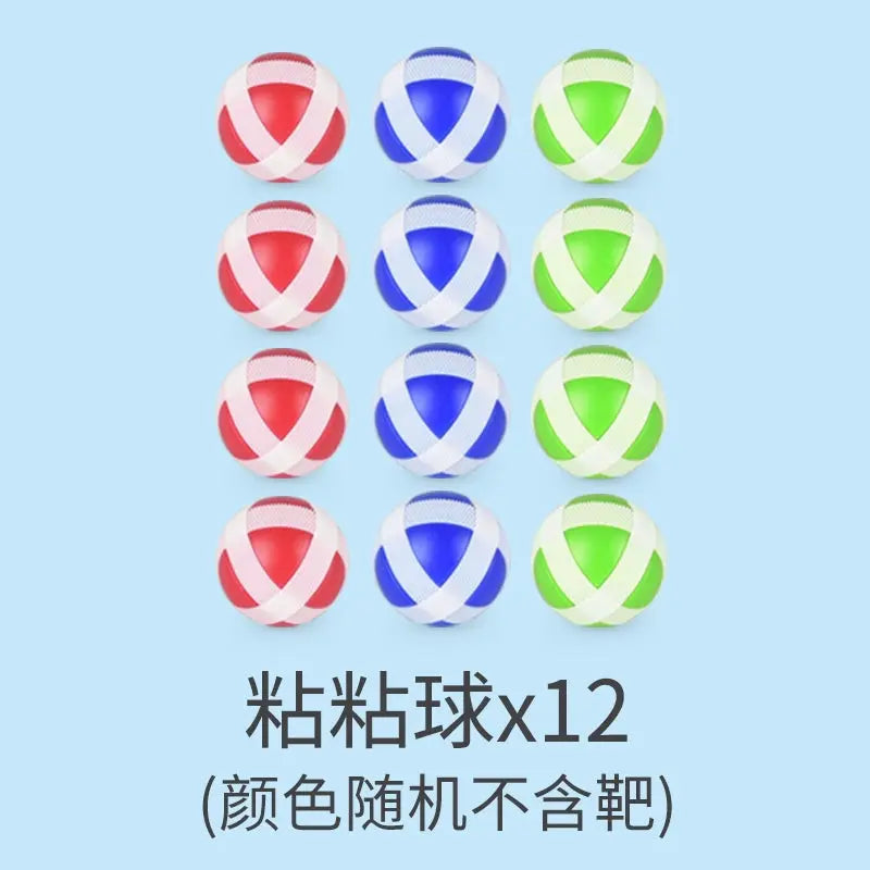 Kids Cartoon Darts Sticky Ball Matching Interactive Sticky Plate Throwing Toy Decompression Puzzle 2 Years Old 3 Baby Boy