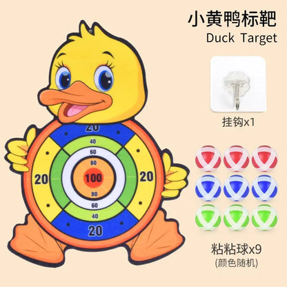 Kids Cartoon Darts Sticky Ball Matching Interactive Sticky Plate Throwing Toy Decompression Puzzle 2 Years Old 3 Baby Boy