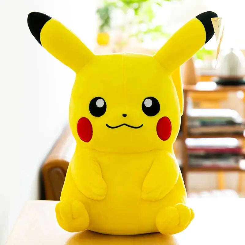 Kawaii Pokemon Plush Toys Set - Pikachu Pichu Charmander Squirtle Psyduck Anime Soft Dolls for Kids Birthday Christmas Gifts
