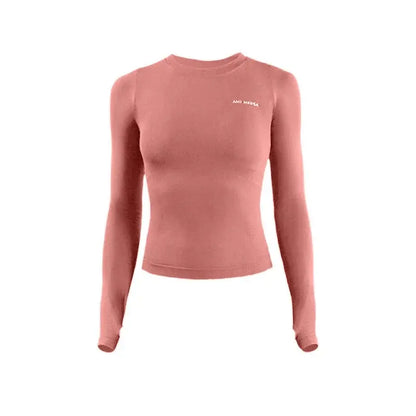 Women's Long Sleeve Top Yoga Shirts Running T-Shirt Workout Fitness Gym Sports Top Training Crop