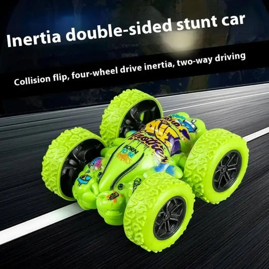 1 Piece Fun Double-sided Car Inertial Safety Anti-Collision Anti-fall Model Children's Toy Car Sliding Off-road Vehicle