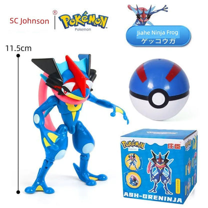 Gengar Pokemon Deformation Poke Ball Fast Dragon Toy Doll Movable Joint Toy Pet Doll Master