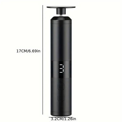 3-speed adjustment, LCD display screen, 16 interchangeable heads for home/foot and hand care, fast charging