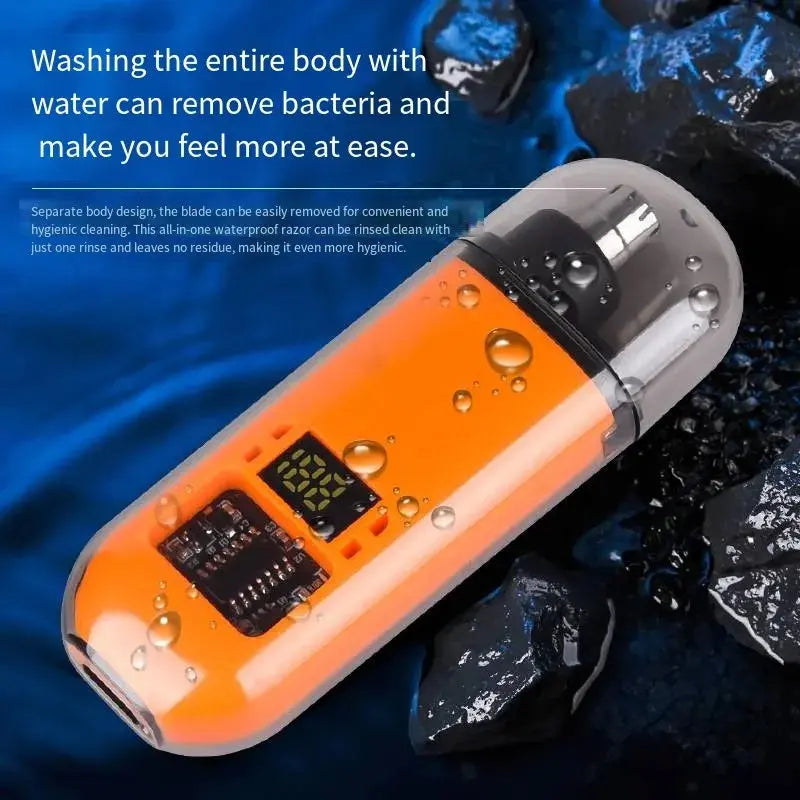 HOMEFISH Electric Nose Hair Clipper Rechargeable Multi-kinetic Shaving 2-in-1Unisex Fully Automatic Washable Shaving Trimmer Shoporiz