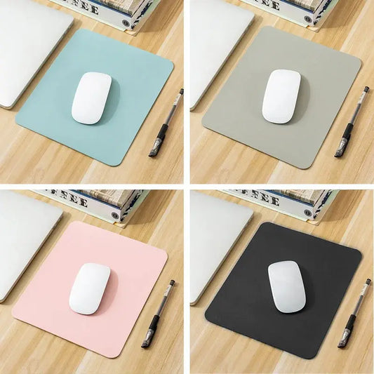 Small PU mouse pad Non-Slip Gaming Desktop Leather Mouse Pad Waterproof Anti-Scratch Easy To Clean Mat For PC Laptop Desktop My Store