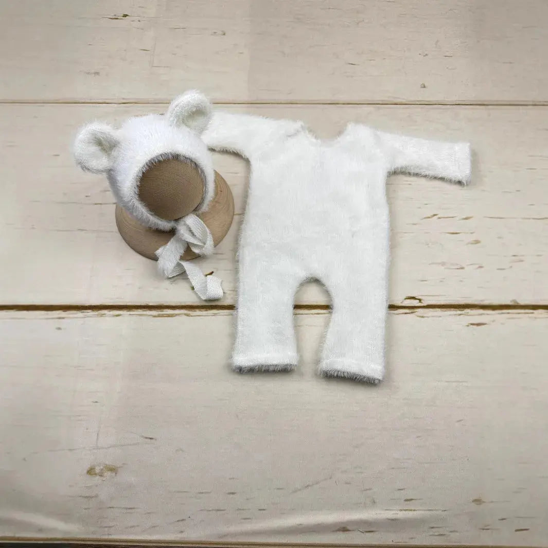 Newborn Photography Props Knitted Outfit Bear Baby Cosplay Glasses Baby Photoshoot Props Accessories Shoporiz