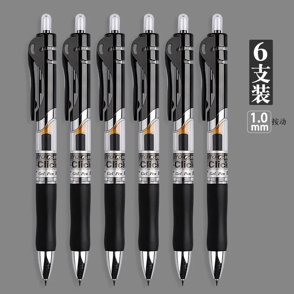 M&G 1.0mm Gel Pens Ultra Thick Large Capacity Signature Pen Practice Black Bold Tip Pen, Office and Student Signature Pen